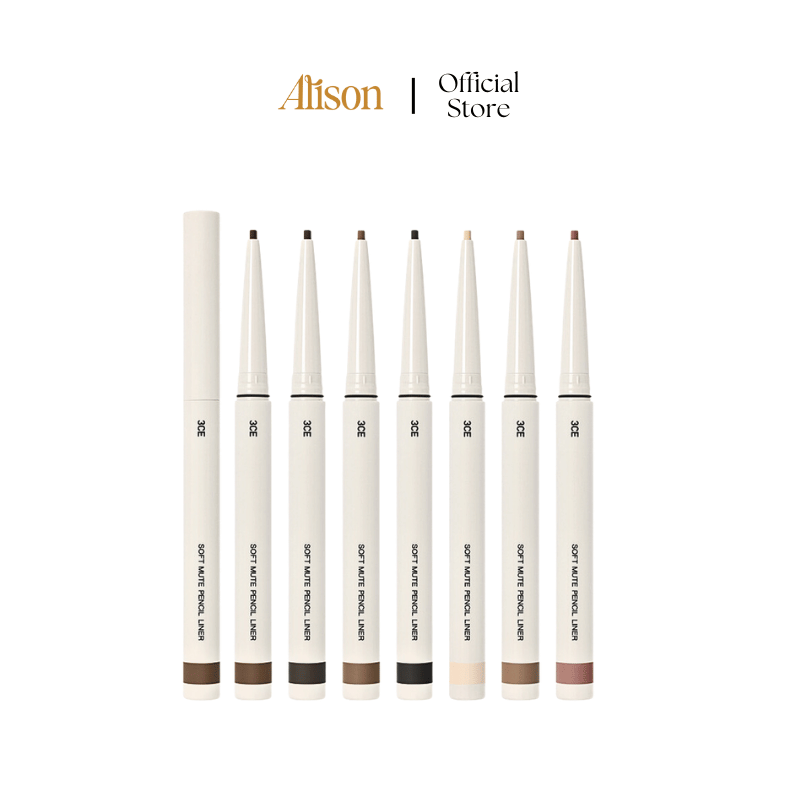 Chì kẻ mắt 3CE Soft Mute Pencil Liner