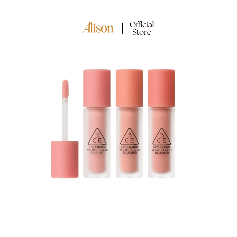 Má Hồng Dạng Kem 3CE VELVET LIQUID BLUSHER