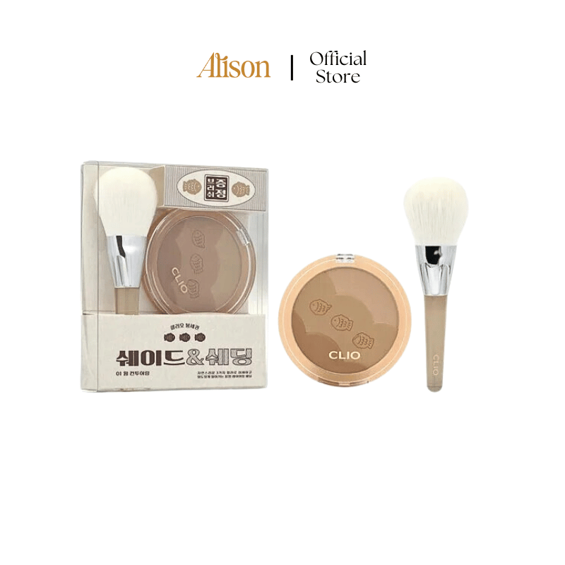 Set Phấn Tạo Khối + Cọ Clio Shade & Shading