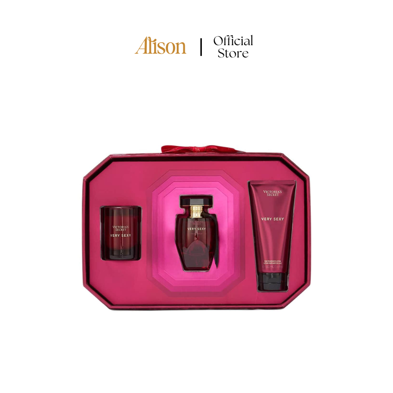 Set Very Sexy Edp 50ml + Lotion 100ml + Nến 