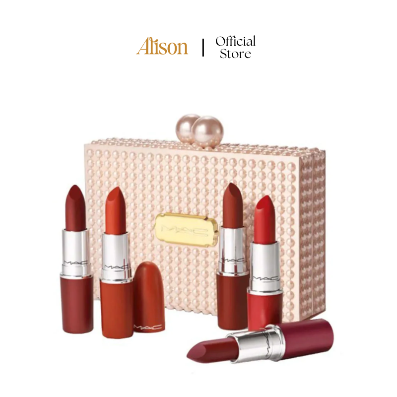 Set Mac A Taste Of Matte Lipstick x 5