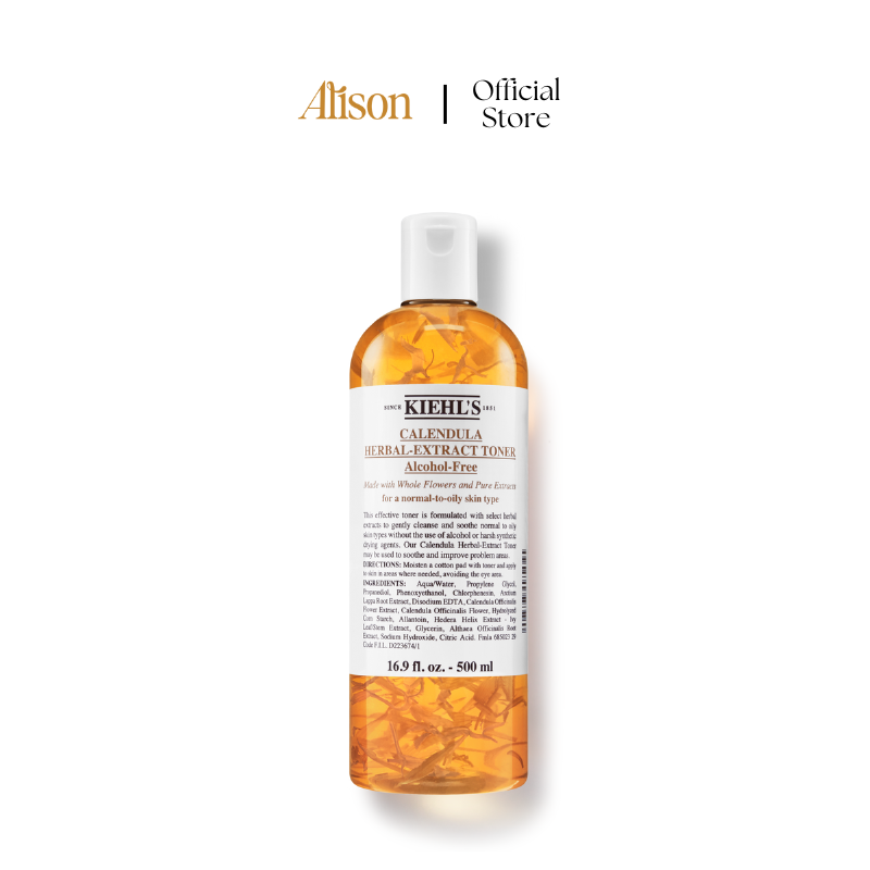 Toner hoa cúc Kiehl's Calendula Herbal Extract Alcohol-Free Toner