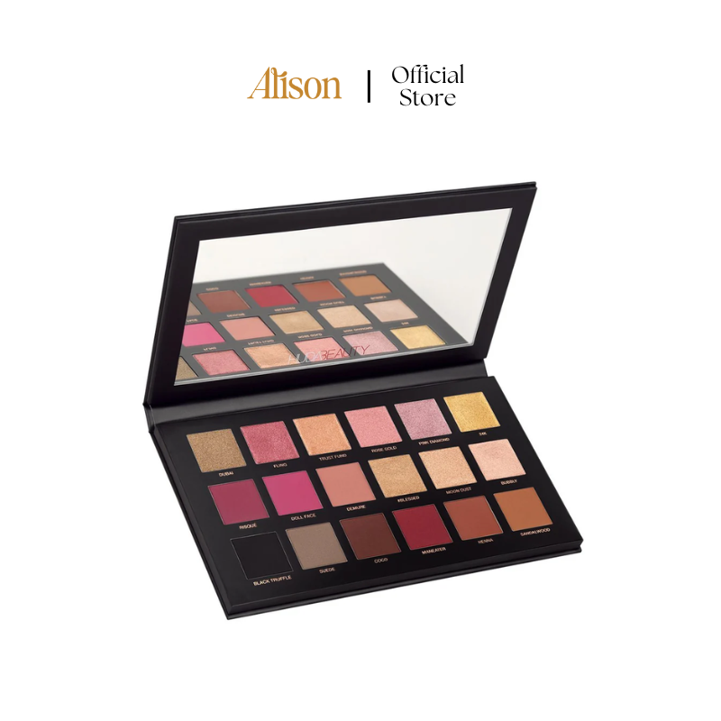 Phấn Mắt Huda Beauty Textured Shadows Palette Rose Gold Edition