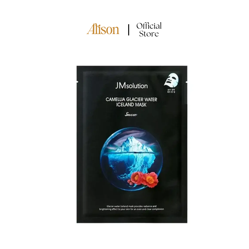 JM Solution Snow Camellia Glacier Water Iceland Mask