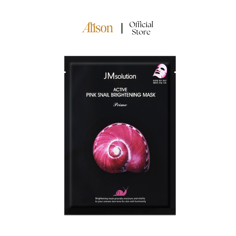 JMsolution Prime Active Pink Snail Brightening Mask