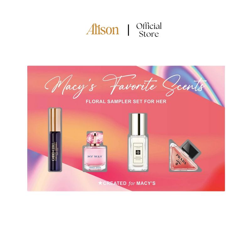 Set Macy's Favorite Scents FLORAL SAMPLER Set For Her