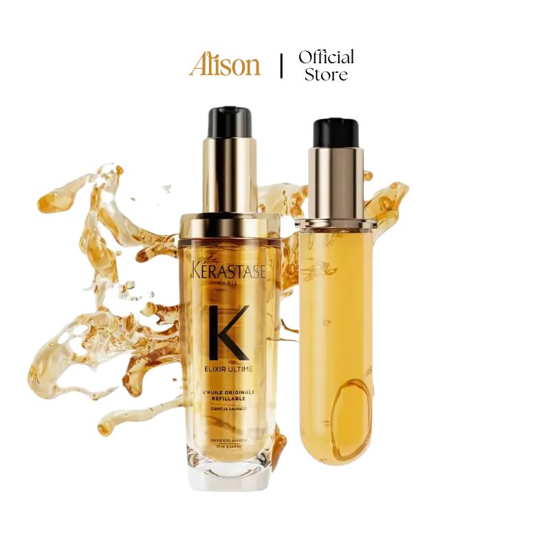 Set Dầu Dưỡng Tóc KERASTASE Elixir Ultime 75ml + Refill 75ml