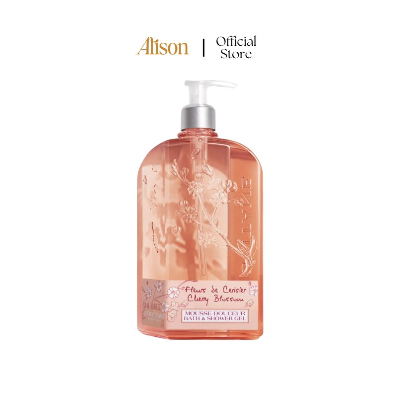 Gel Tắm Hương Hoa Anh Đào L'Occitane Cherry Blossom Bath & Shower Gel 500ml