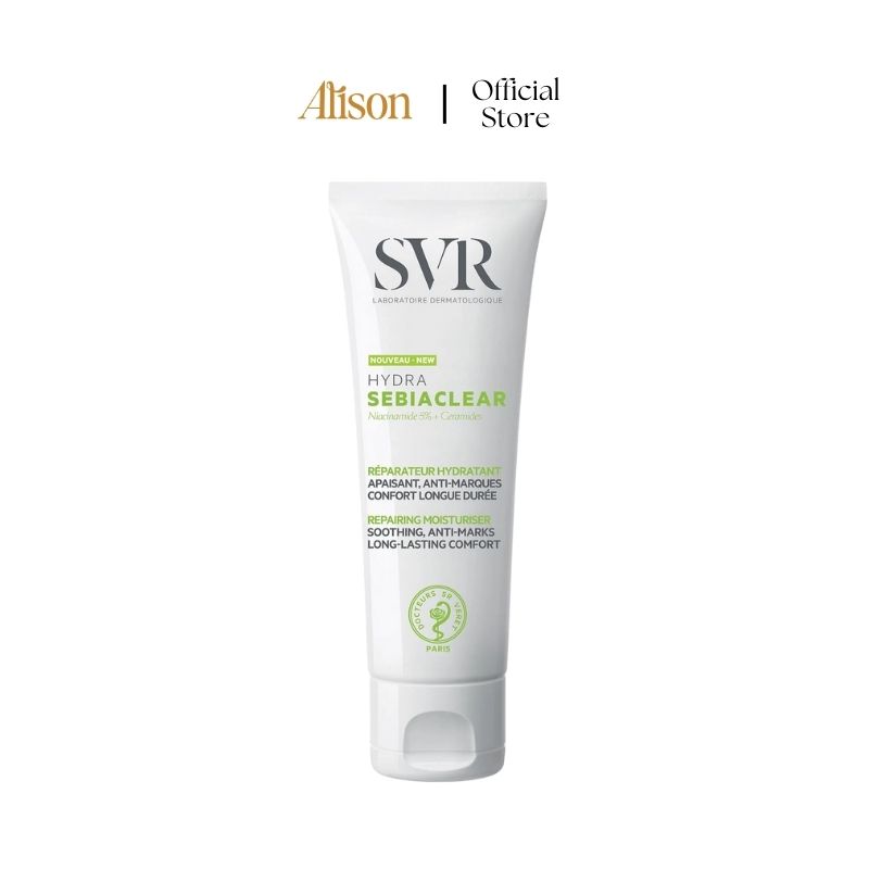 Kem Dưỡng Ẩm Cho Da Dầu SVR Sebiaclear Hydra 40ml