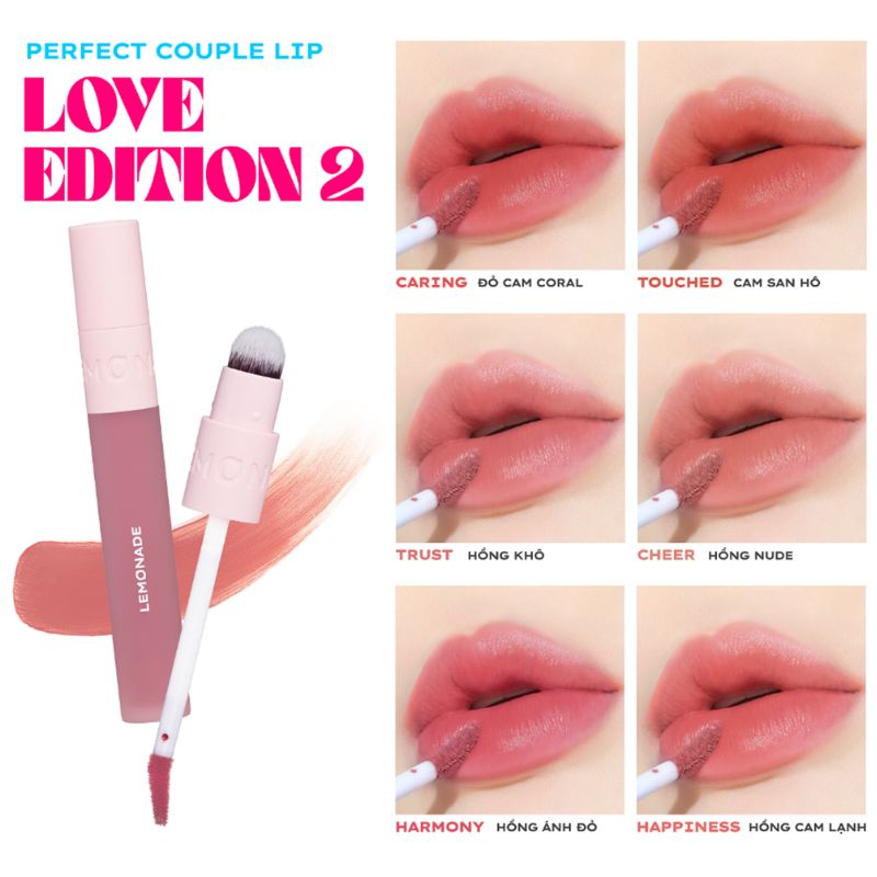 Son kem Lemonade Perfect Couple Lip - Love Edition 2