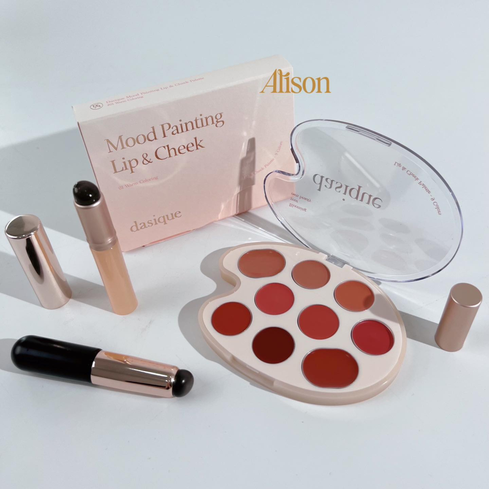 BẢNG SON & MÁ HỒNG DASIQUE MOOD PAINTING LIP & CHEEK PALETTE