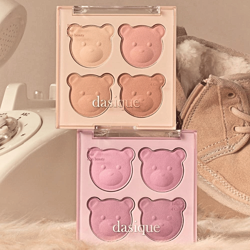  Phấn Má Hồng 4 Ô Dasique Blending Mood Cheek với các sắc màu đa dạng, ấm áp, ngọt ngào và thanh lịch 