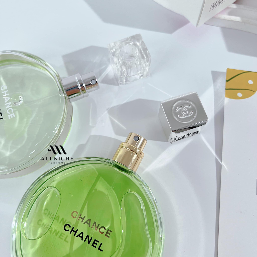 Thiết kế chai Chanel Chance Eau Fraiche EDP – Thanh lịch và hiện đại với chai thủy tinh tròn