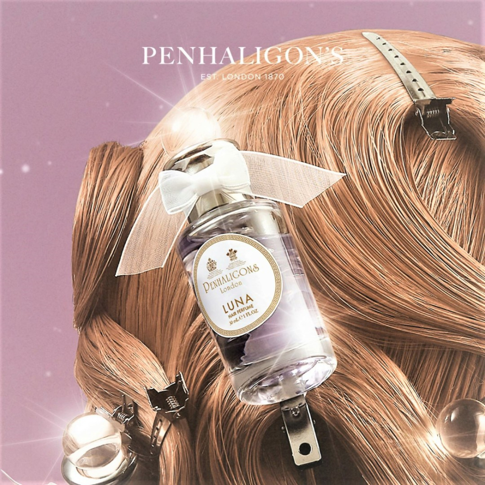 Penhaligon's Luna Hair Perfume lấy cảm hứng từ ánh trăng huyền bí và dịu dàng