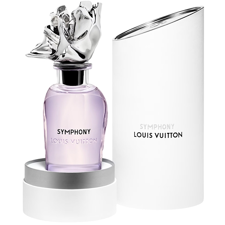 Thiết kế của Louis Vuitton Symphony Extrait de Parfum là sự kết hợp giữa nghệ thuật và đẳng cấp