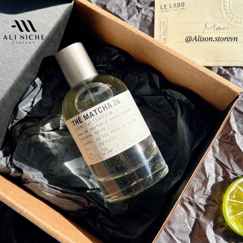 Le Labo The Matcha 26 EDP là một tác phẩm nghệ thuật tinh tế, được lấy cảm hứng từ những khoảnh khắc tĩnh lặng bên tách trà xanh