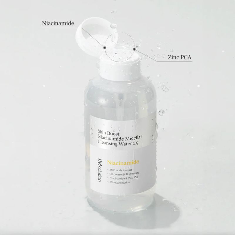 Nước Tẩy Trang JMsolution Skin Boost NIACINAMIDE Micellar 500ml