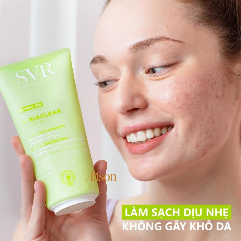 Sữa Rửa Mặt Dạng Sữa SVR Creme Lavante Sebiaclear 55ml