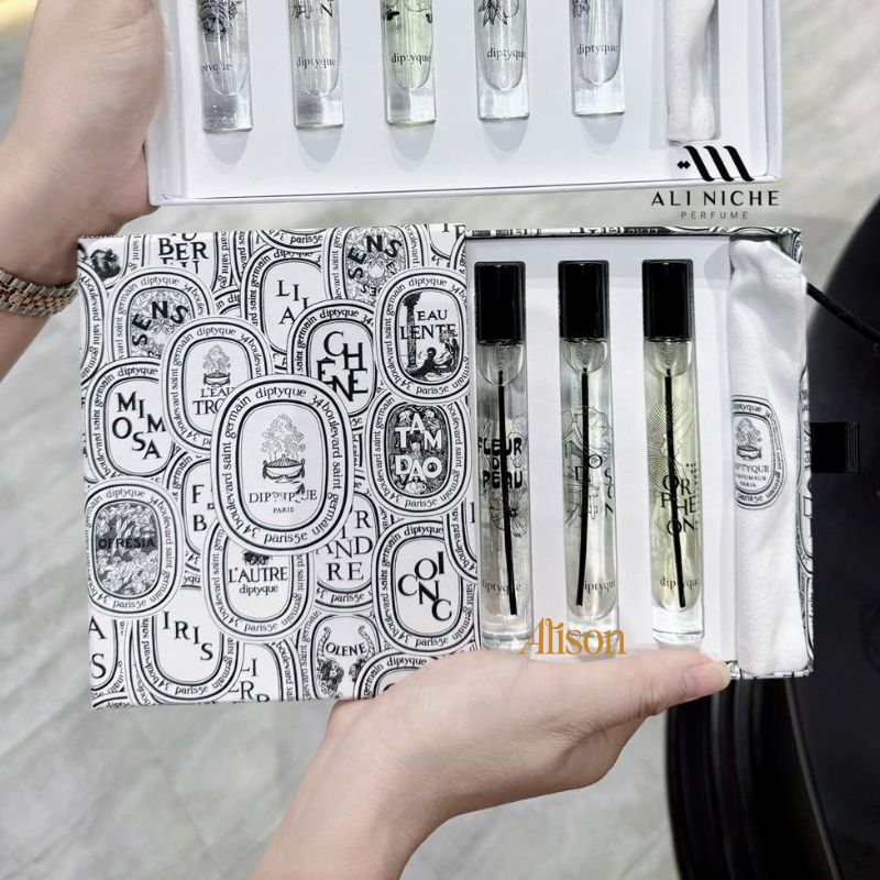 Set Diptyque (Fleur de Peau 10ml + Do Son 10ml + Orphéon 10ml)