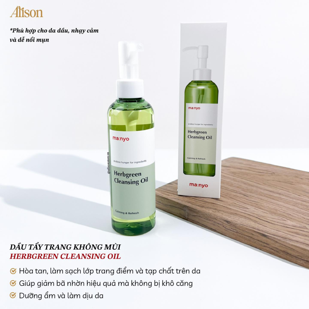 Ma:nyo Herbgreen Cleansing Oil 