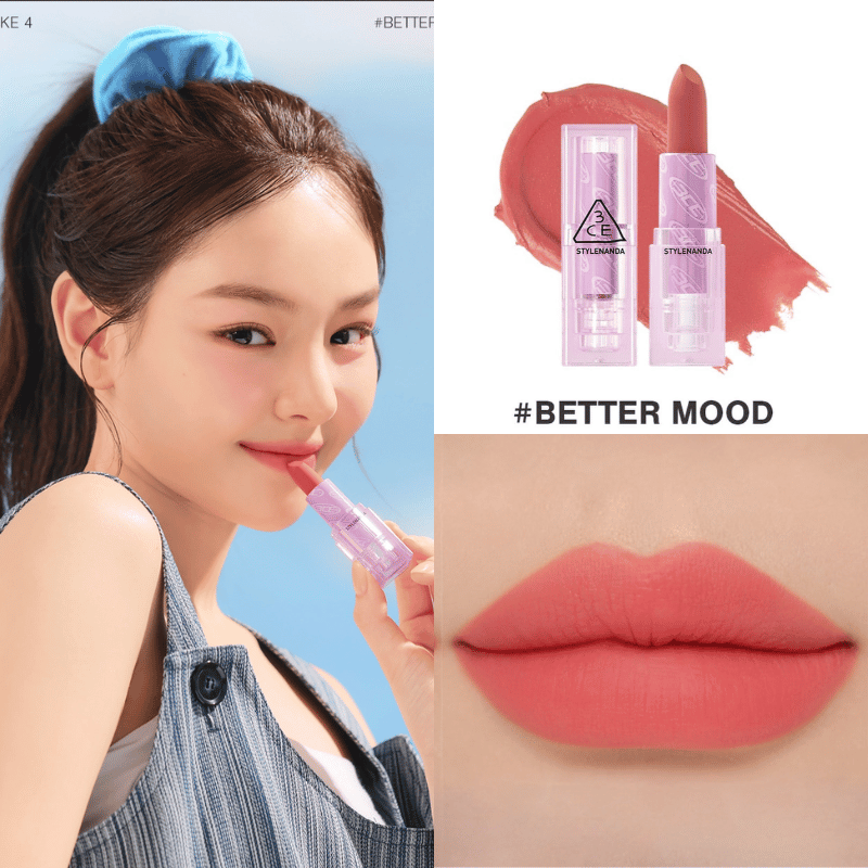 Thumb Son Thỏi 3CE Soft Matte Lipstick Pure Pairing