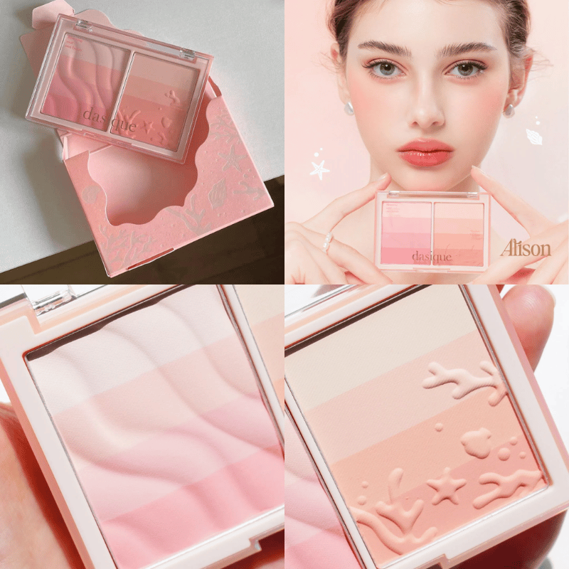 Thumb Phấn Má Hồng Dasique Blending Layer Cheek 01 Summer Coral 11g 