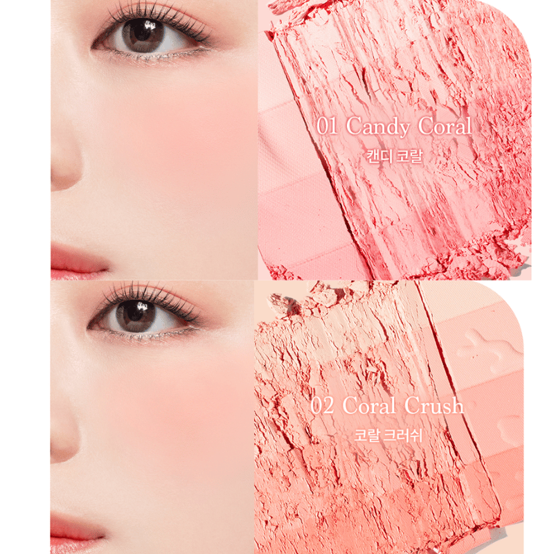 Thumb Phấn Má Hồng Dasique Blending Layer Cheek 01 Summer Coral 11g 