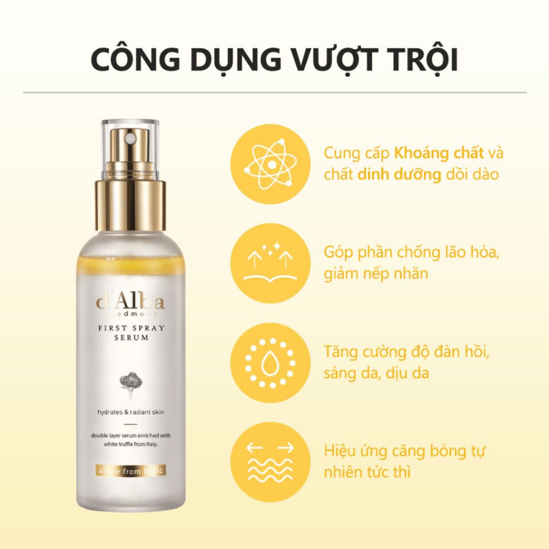 Thumb Xịt khoáng D'Alba First Spray Serum