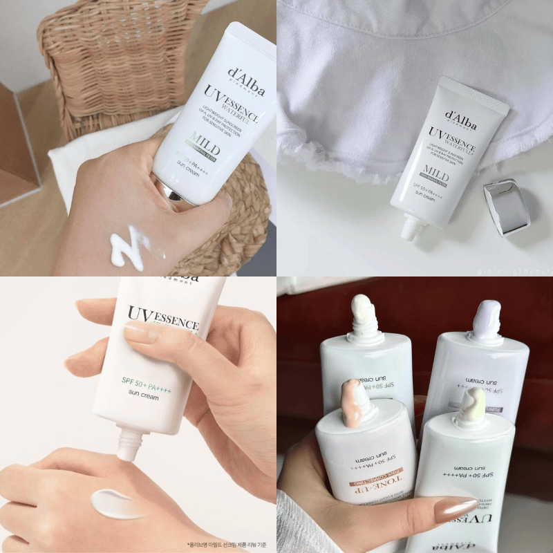 Thumb Kem Chống Nắng D'Alba UV Essence Waterfull Suncream Mild