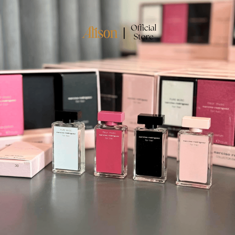 Thumb Set Narciso Rodriguez For Her Mini 7.5ml x 4