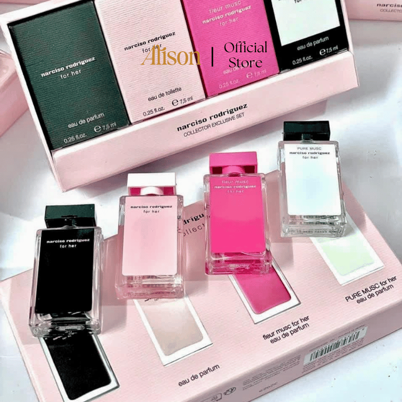 Thumb Set Narciso Rodriguez For Her Mini 7.5ml x 4