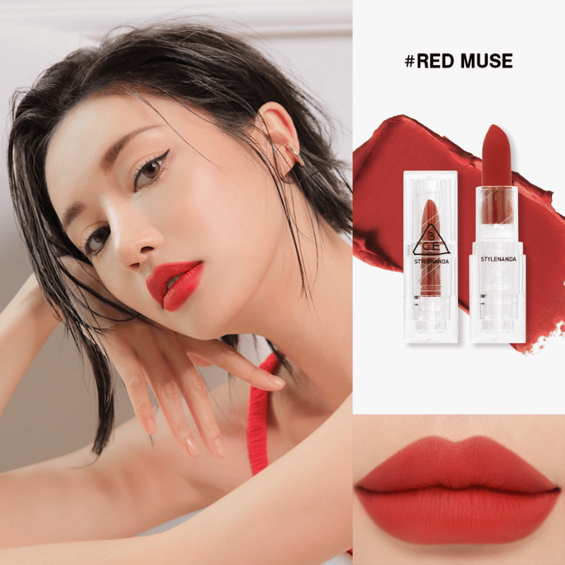 Thumb Son Thỏi 3CE Soft Matte Lipstick