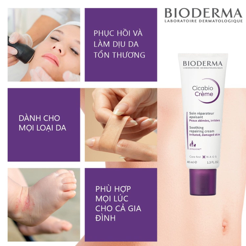 Thumb Kem dưỡng ẩm Bioderma Cicabio Crème