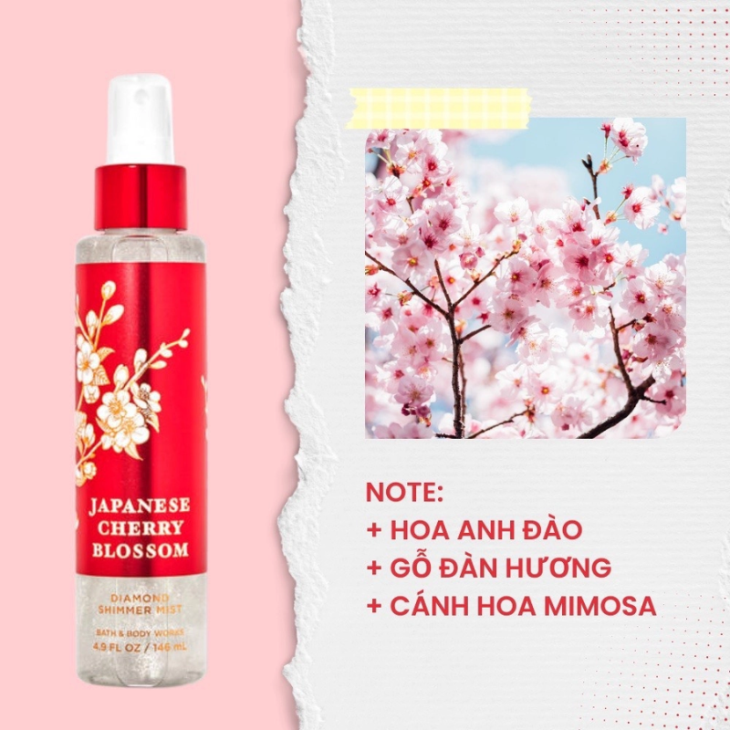 Thumb Cherry Blossom Diamond Shimmer Mist