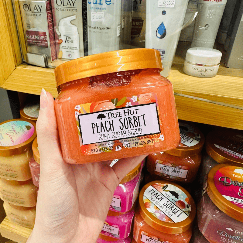 Thumb Tẩy Tế Bào Chết Body Tree Hut Peach Sorbet