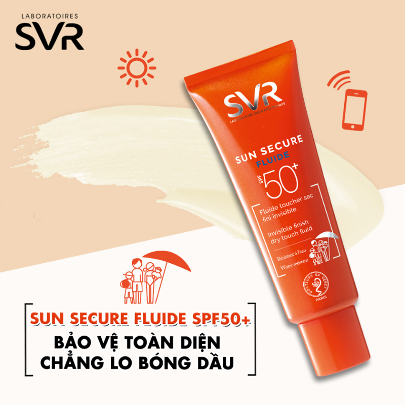 Thumb Kem Chống Nắng SVR Spf50 Fluide Sun Secure 50ml