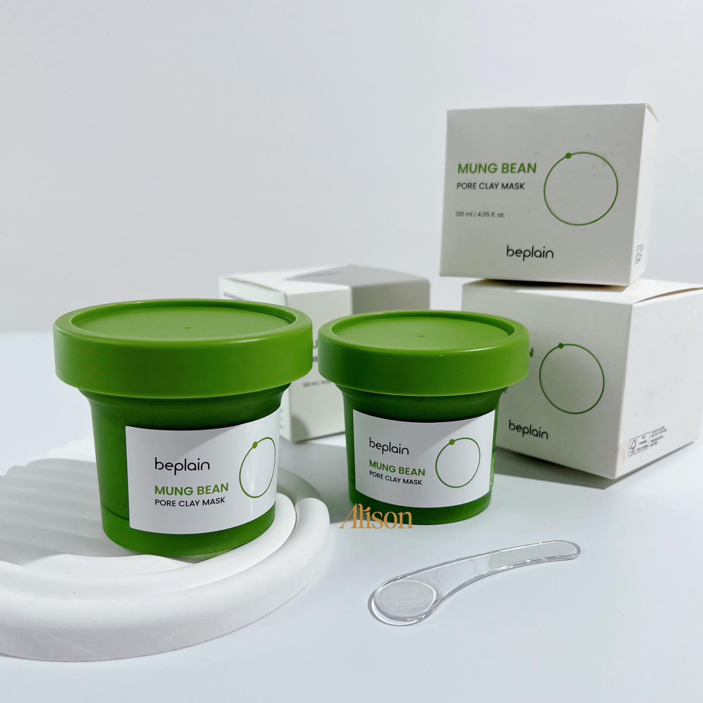 Thumb Mask Đất Sét Beplain Mung Bean Pore Clay 