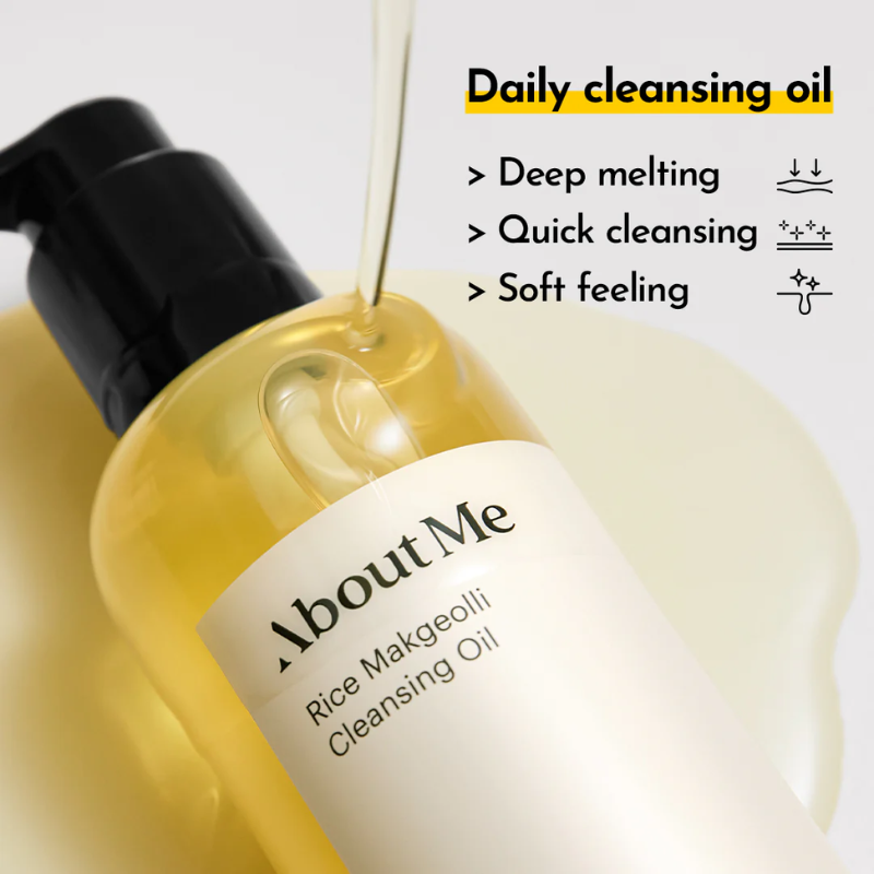 Thumb Dầu tẩy trang About Me Rice Makgeolli Cleansing Oil 195ml