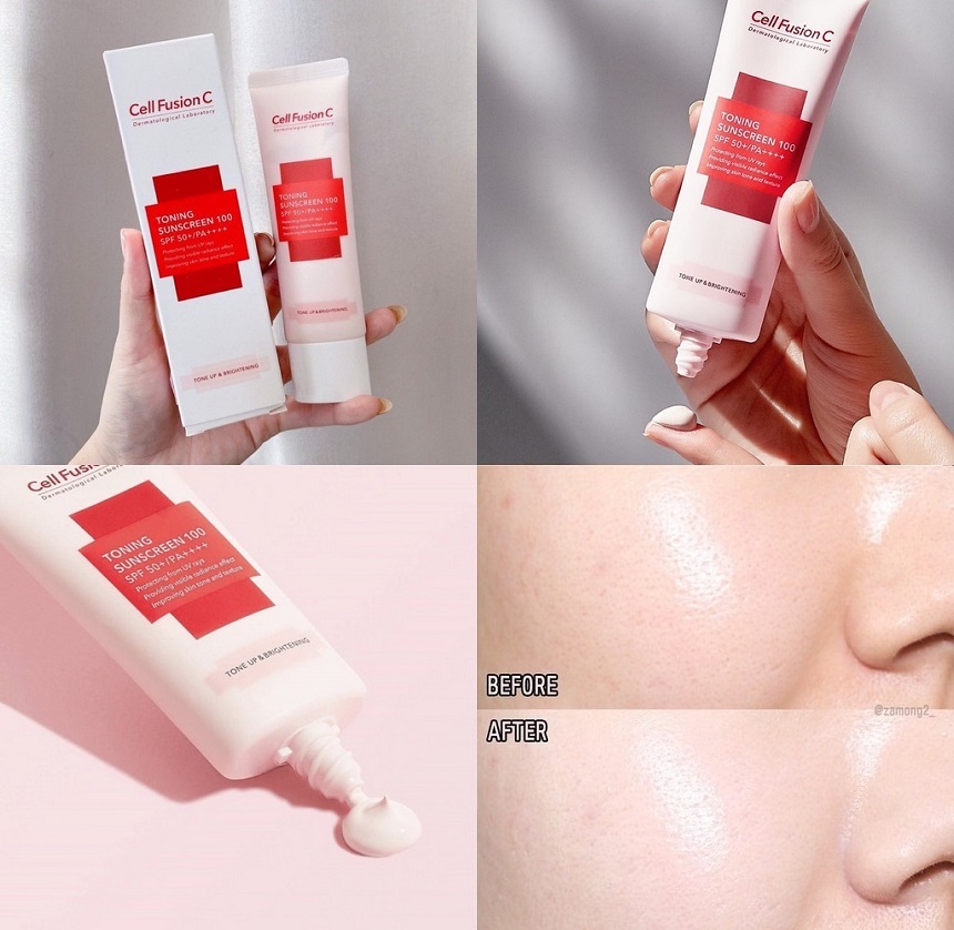 Thumb Kem Chống Nắng Cell Fusion C Toning Sunscreen 100