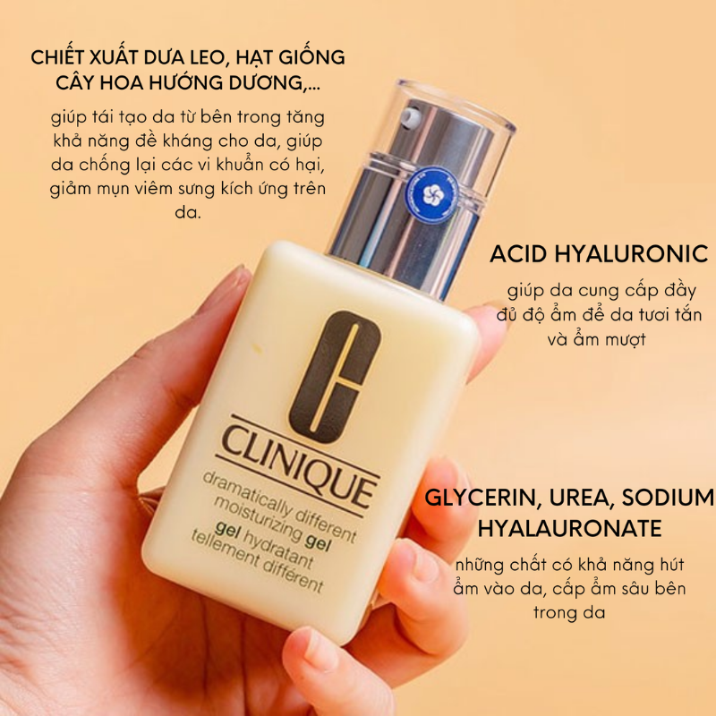 Thumb Gel dưỡng ẩm vàng Clinique Dramatically Different Moisturizing 125ml