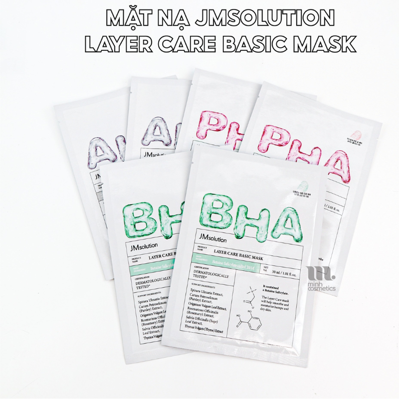 Thumb Mặt Nạ BHA Dưỡng Ẩm Và Làm Mịn Da JM Solution Layer Care Lead Mask