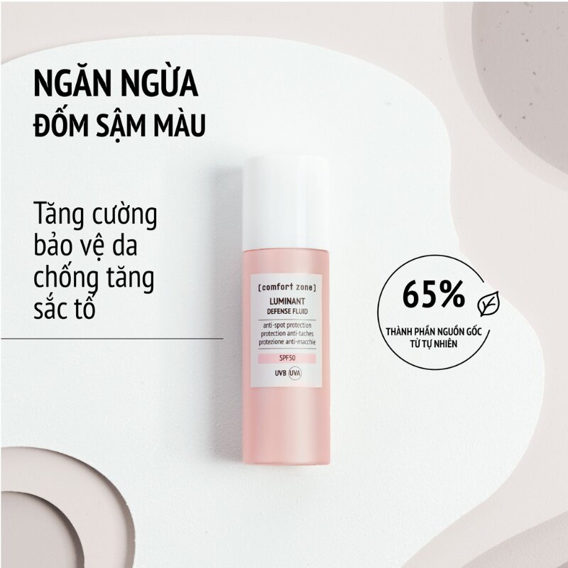 Sữa chống nắng Comfort Zone Luminant Defense Fluid SPF50 