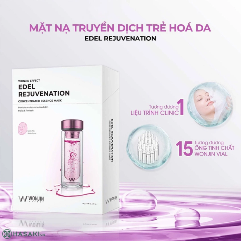 Thumb Mặt Nạ Wonjin Edel Rejuvenation Concentrated Essence Mask 