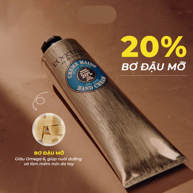 Thumb Kem Dưỡng Da Tay 20% Bơ Đậu Mỡ Shea Butter Hand Cream