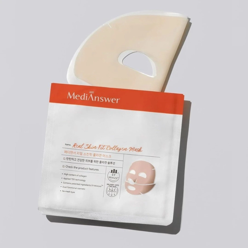 Thumb Mask MediAnswer Real Skin Fit Collagen