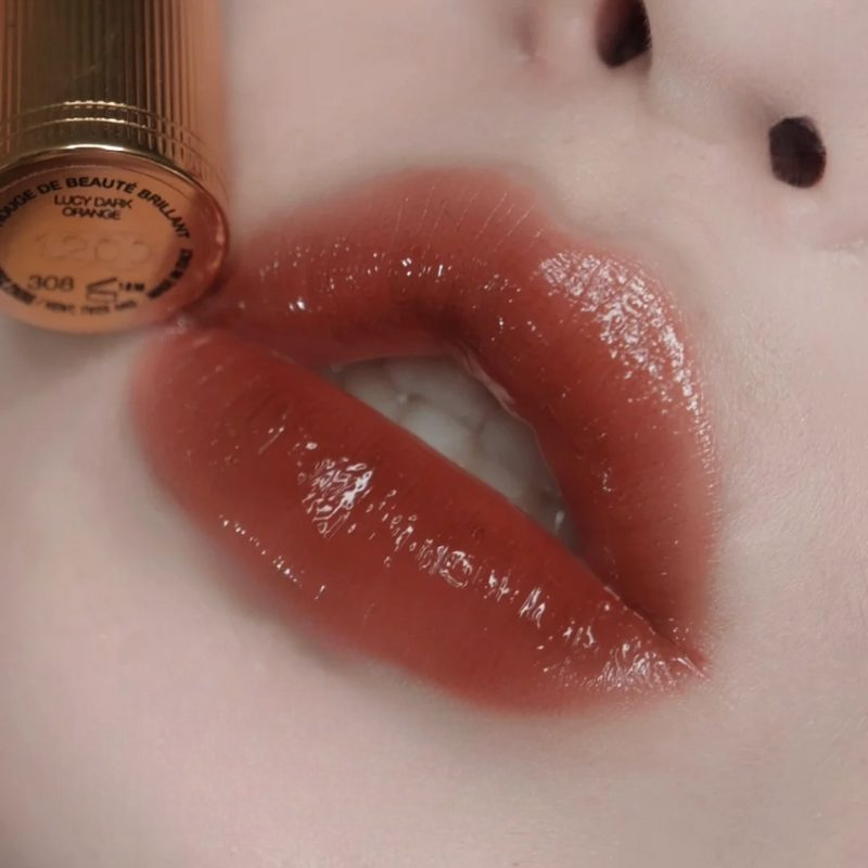 Thumb Son Dưỡng Gucci 308 Lucy Dark Orange Rouge De Beauté Brillant