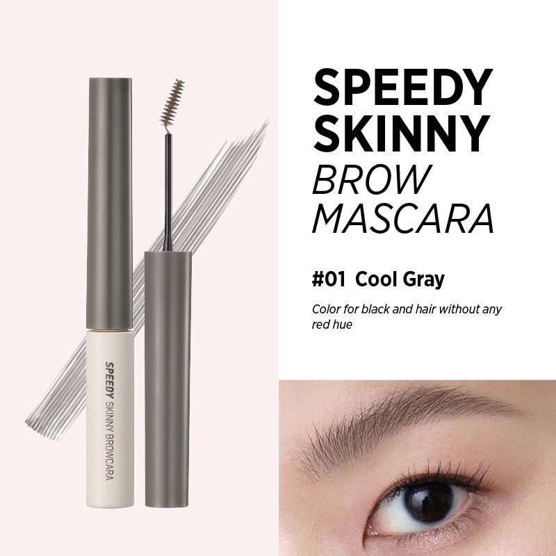 Thumb Mascara Chân Mày Peripera Speedy Skinny Brown Mascara