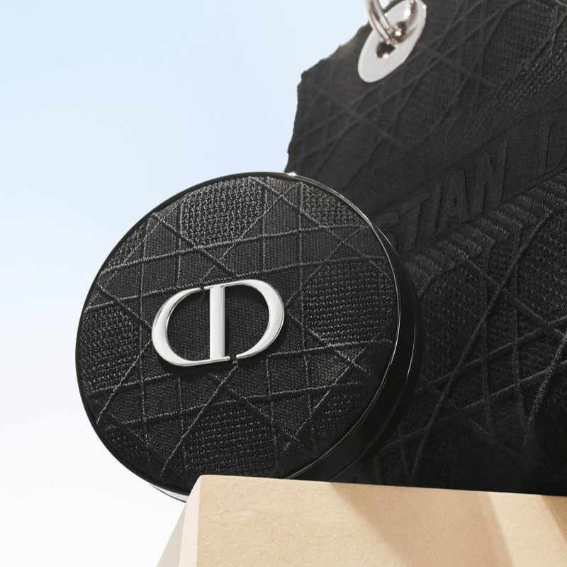 Thumb Phấn Nước Dior Forever Cushion Case Embroidered Cannage Limited - Màu Đen