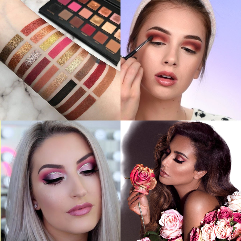 Thumb Phấn Mắt Huda Beauty Textured Shadows Palette Rose Gold Edition