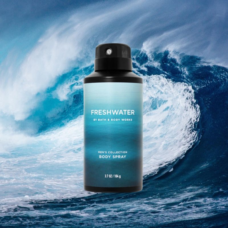 Thumb Xịt khử mùi toàn thân nam Freshwater - Bath and Body Works 104g